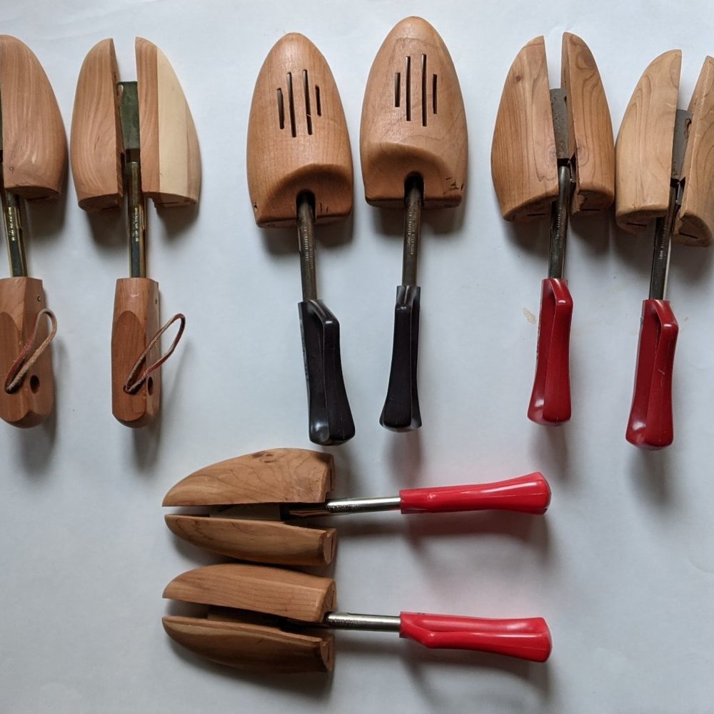 Men's Cedar Shoe Tree Lot - 4 Pairs